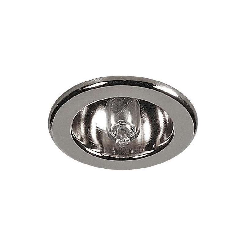 Lampa JT incastrata Punct luminos ,12V AC 10W crom mat ,Brumberg 2031.03