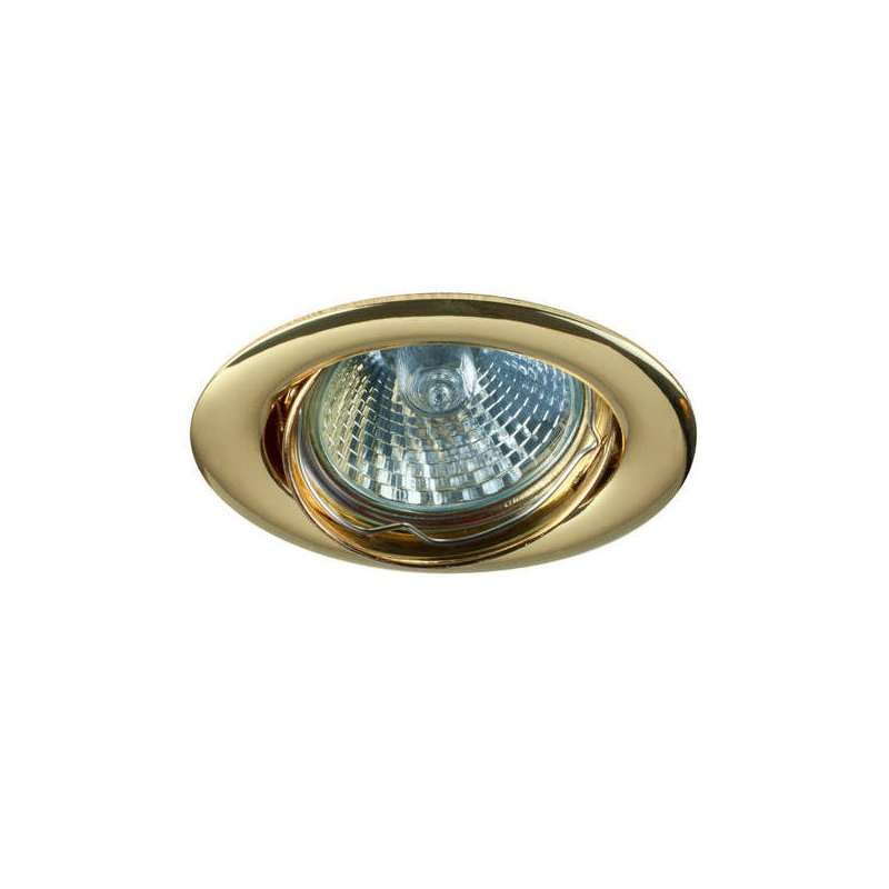 NV-Spot incastrat ,12V AC GX5,3 max. 50W gold ,Brumberg 2093.05