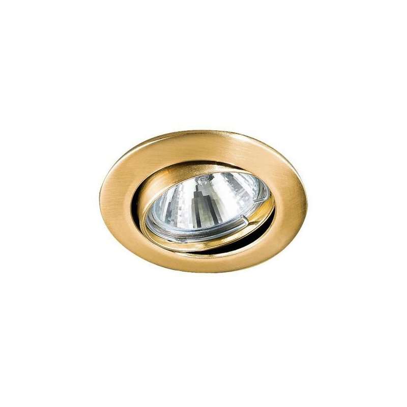 Spot -Produs special cu Materiale pretioase (AUR 24K) GX5,3 ,12V AC 50W gold ,Brumberg 3253.05