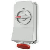 Priza CEE cu întrerupător si securizare